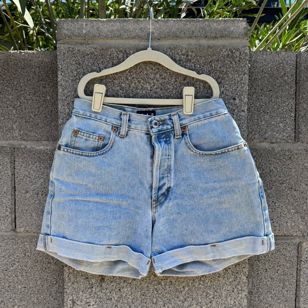 **SOLD**Vintage GAP denim cuffed shorts